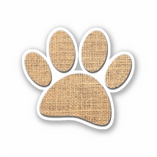 Sticker Brûlure à mât de chien (Devant)