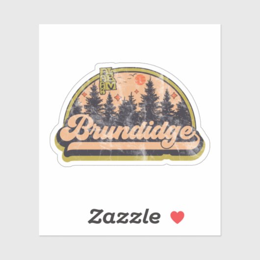 Sticker Brundidge, Alabama (Feuille)