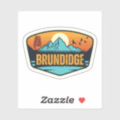 Sticker Brundidge, Alabama (Feuille)