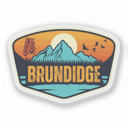 Sticker Brundidge, Alabama (Devant)