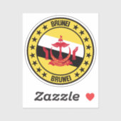 Sticker Brunei (Feuille)