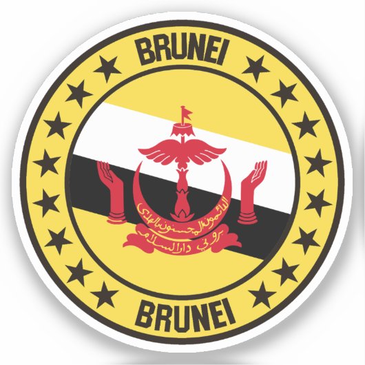 Sticker Brunei (Recto)