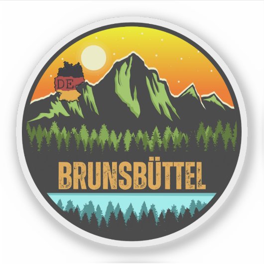 Sticker Brunsbüttel, Allemagne (Devant)