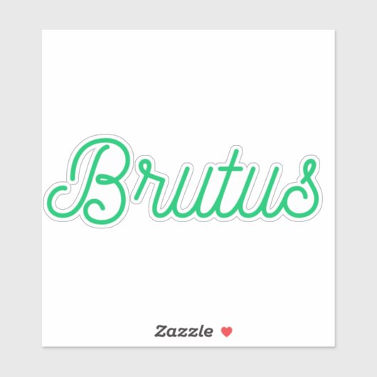 Sticker Brutus (Feuille)