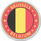 Sticker Bruxelles (Devant)