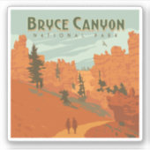 Sticker Bryce Canyon National Park Formations rocheuses (Devant)