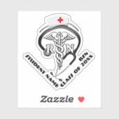 Sticker BSN - Licence RN (Feuille)