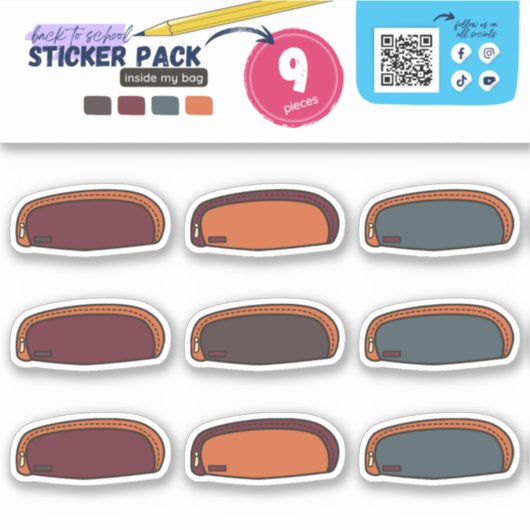 STICKER BTS - À L'INTÉRIEUR DE MON SAC (POUCE PENCILE 02) (Devant)