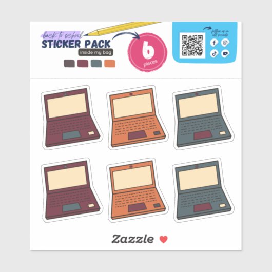 STICKER BTS - DANS MON SAC (ORDINATEUR PORTABLE) (Feuille)