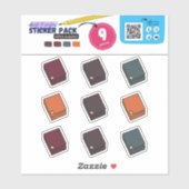 STICKER BTS - FOURNITURES DE BUREAU (NOTES POST-IT) (Feuille)