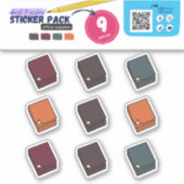 STICKER BTS - FOURNITURES DE BUREAU (NOTES POST-IT) (Devant)
