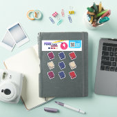 STICKER BTS - FOURNITURES DE BUREAU (NOTES POST-IT) (Couverture iPad)