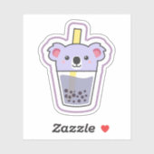 Sticker Bubble Tea Koala (Feuille)