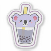 Sticker Bubble Tea Koala (Devant)