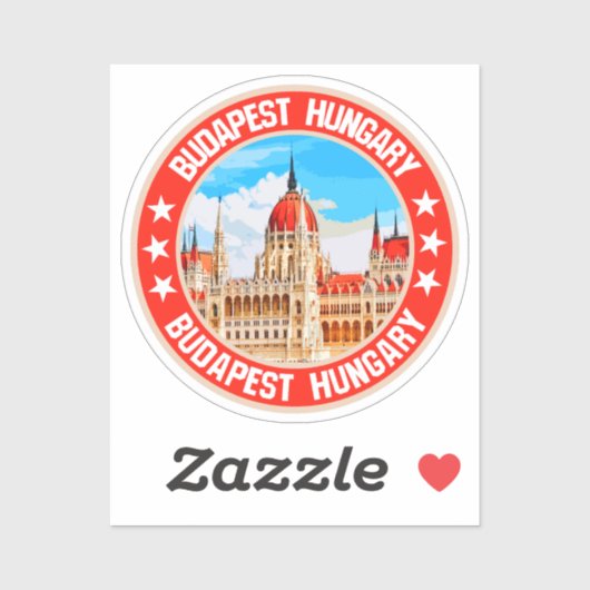 Sticker Budapest (Feuille)