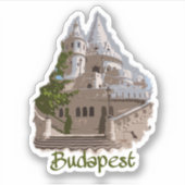 Sticker Budapest : Le bastion des pêcheurs (Devant)