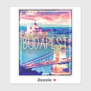 Sticker Budapest vintage