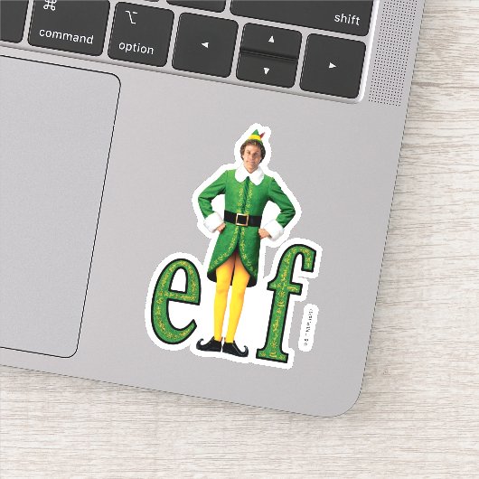 Sticker Buddy le logo Elf Movie (Détail)