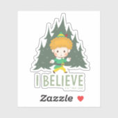 Sticker Buddy l'Elfe Je crois (Feuille)