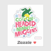 Sticker Buddy l'Elfe | Ninny-muggins en coton (Feuille)