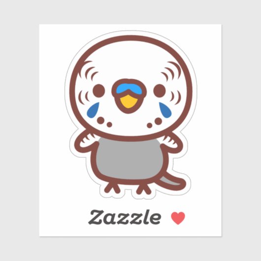 Sticker Budgerigar / Normal grey male (Feuille)