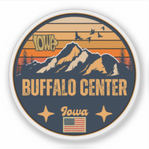 Sticker Buffalo Center, Iowa, États-Unis