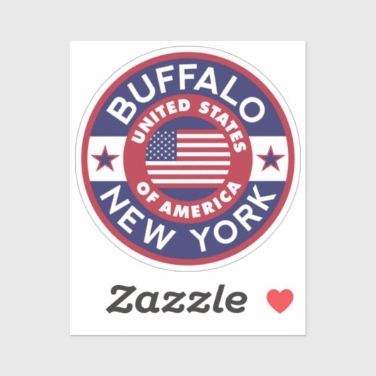 Sticker BUFFALO, New York (Feuille)