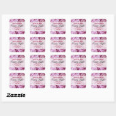 Sticker Buffet de bonbons rose PInk (Feuille)
