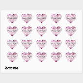 Sticker Buffet de bonbons rose PInk (Feuille)