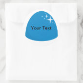 Sticker Buffet Giant Blue Gumdrop Candy (Sac)