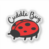 Sticker Bug de câlin Ladybug | Design agréable et conforta (Devant)