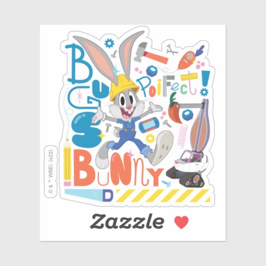 Sticker BUGS BUNNY BUILDERS™| BUGS BUNNY™ Work Tools (Feuille)