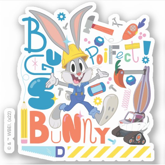 Sticker BUGS BUNNY BUILDERS™| BUGS BUNNY™ Work Tools (Devant)