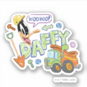 Sticker BUGS BUNNY BUILDERS™| Croquis de DAFFY DUCK™ (Devant)
