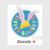 Sticker BUGS BUNNY BUILDERS™| Hard Hat Circle Logo (Feuille)