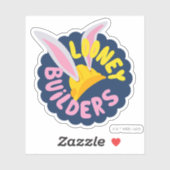 Sticker BUGS BUNNY BUILDERS™| Hard Hat Scalloped Logo (Feuille)