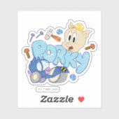Sticker BUGS BUNNY BUILDERS™| Porky Sketch Art (Feuille)