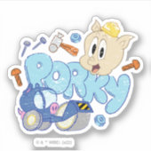 Sticker BUGS BUNNY BUILDERS™| Porky Sketch Art (Devant)