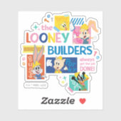 Sticker BUGS BUNNY BUILDERS™| The Looney Builders Collage (Feuille)