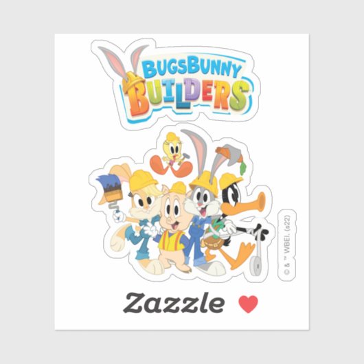 Sticker BUGS BUNNY BUILDERS™| The Looney Builders Group (Feuille)