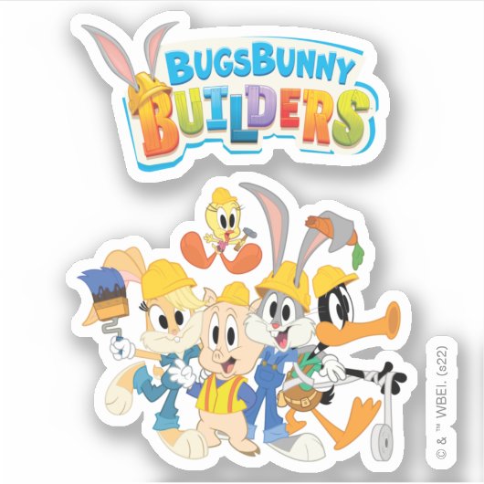 Sticker BUGS BUNNY BUILDERS™| The Looney Builders Group (Devant)