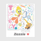 Sticker BUGS BUNNY BUILDERS™| TWEETY™ Work Tools (Feuille)
