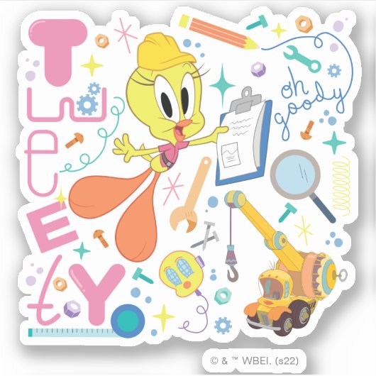 Sticker BUGS BUNNY BUILDERS™| TWEETY™ Work Tools (Devant)