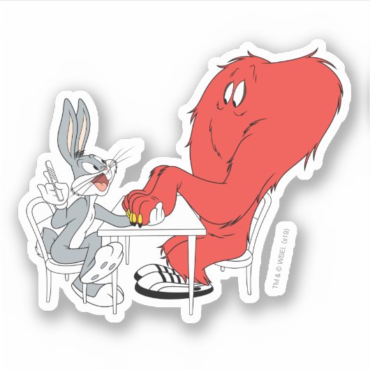 Sticker BUGS BUNNY™ et Gossamer (Devant)