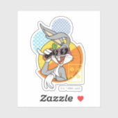 Sticker BUGS BUNNY™ - Graphique de vacances à Singapour (Feuille)