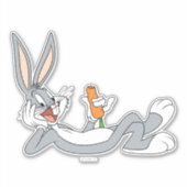 Sticker BUGS BUNNY™ Lying Down Eating Carrot (Devant)