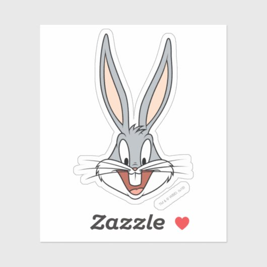 Sticker BUGS BUNNY™ Smiling Face (Feuille)