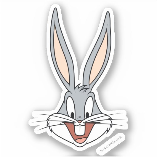 Sticker BUGS BUNNY™ Smiling Face (Devant)