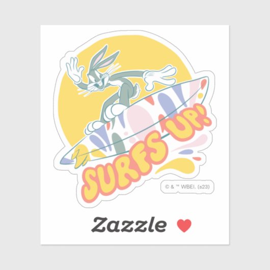 Sticker BUGS BUNNY™ - Surfs Up! (Feuille)