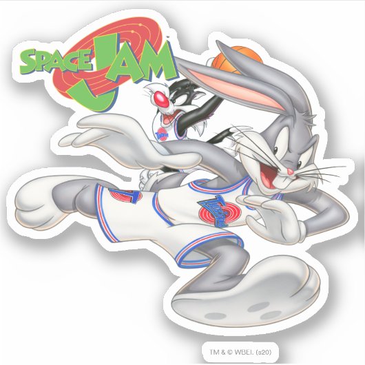 Sticker BUGS BUNNY™ & SYLVESTER™ Assist (Devant)